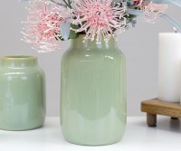 Clover Green Vase - Tall