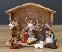 Bethlehem Nativity Set and Stable - Small