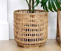 Logan Natural Basket Planter - Large