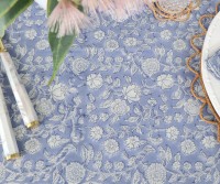 Round 180cm Sevenoaks Cornflower Floral Tablecloth