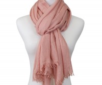 Bianca Pink Muslin Scarf