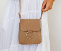 Taylor Crossbody Bag - Tan