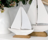 Small Drifter White Sailing Boat