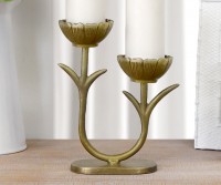 Sorelle Gold Flower Candleholder