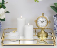 Large Caspian Gold Mirror Tray