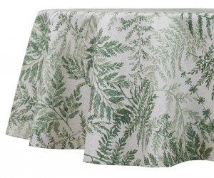 180cm Verdilla Fern Wipe-Clean Round Tablecloth