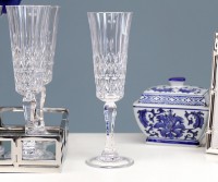 Set 4 Pavilion Outdoor Champagne Flutes