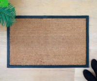 Rubber & Coir Plain Doormat - Large 90x60cm