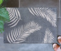 Havana Grey Palm Leaf Doormat Regular - 100% Coir