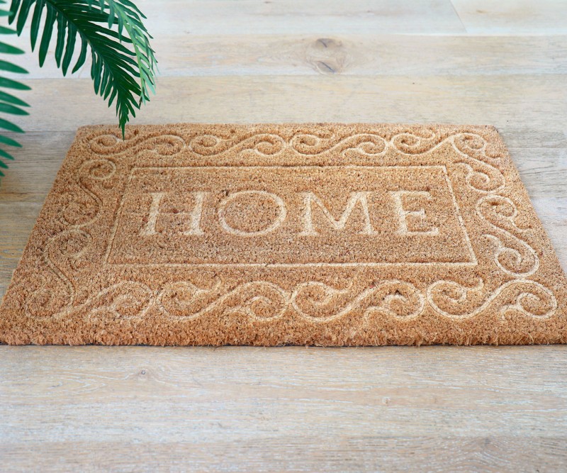Embossed Home Scroll Regular Doormat