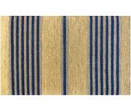 Classic Navy Stripe 100% Coir Doormat