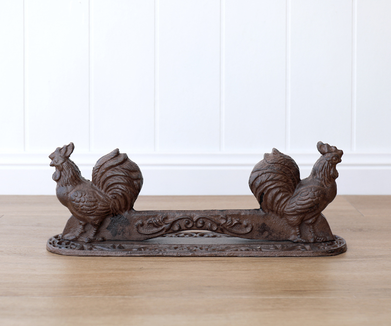 Chicken Bootscraper Cast Iron