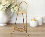 Golden Feather Plate Stand
