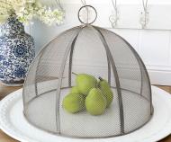 Calais Food Cover Large - French Grey Mesh Cloche