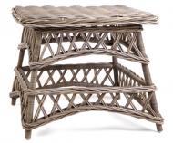 Olympia Side Table - Antique Grey Cane