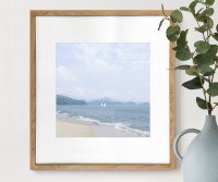 Limestone Bay II Framed Wall Art Print