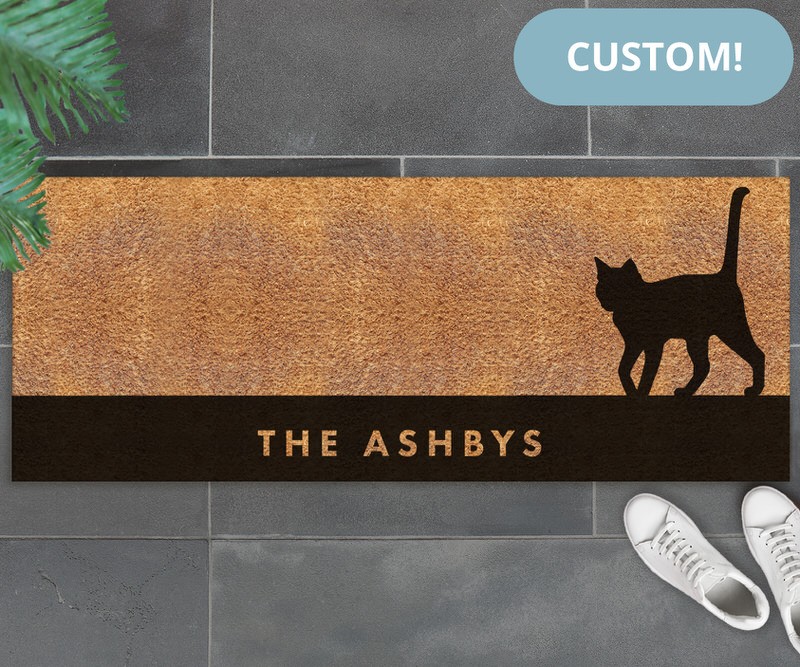 Custom Long Cat Doormat - 115x45cm