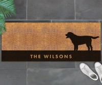 Custom Long Labrador Dog Doormat - 115x45cm