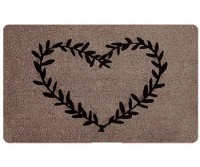 Heart Wreath Designer Door Mat