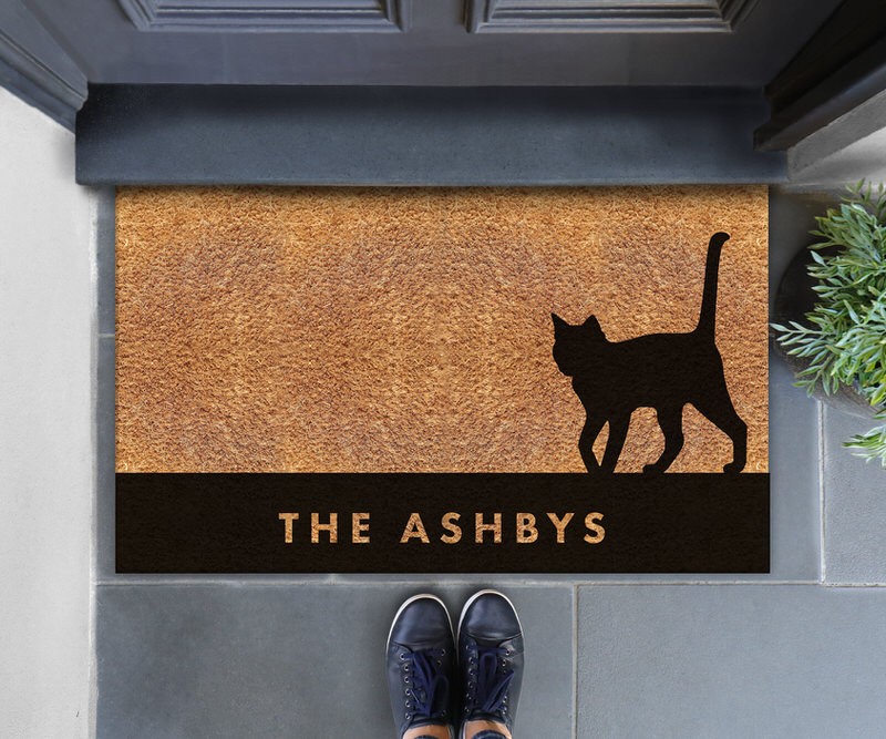 Custom Cat Doormat - 75x45cm