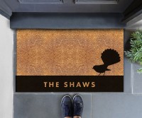 Custom Willy Wagtail Doormat - 75x45cm