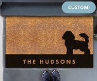 Custom Cavoodle Dog Doormat - 75x45cm