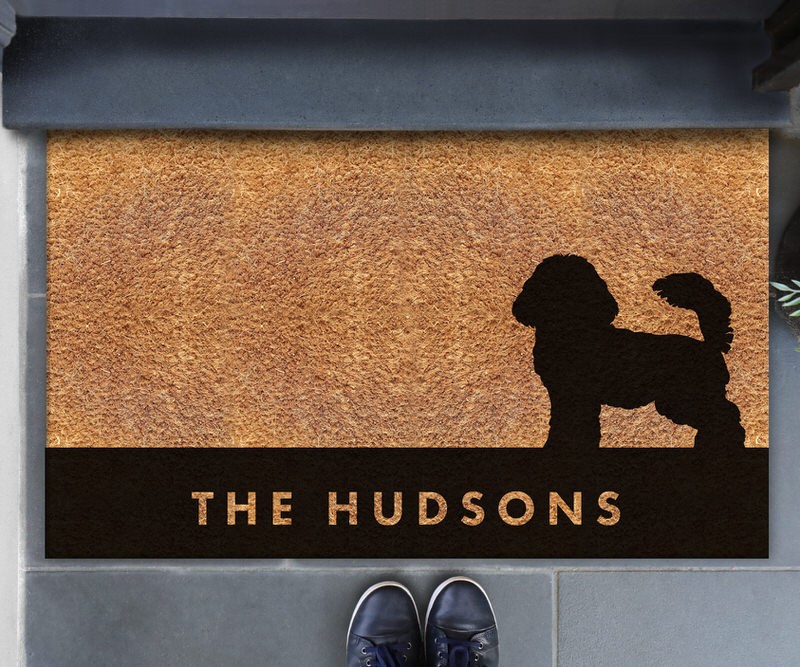Custom Cavoodle Dog Doormat - 75x45cm