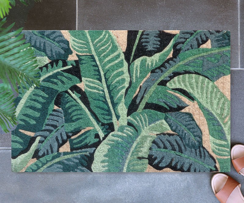 Tropical Leaves Regular Doormat