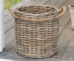 Stonefields Round Rattan Basket - Small