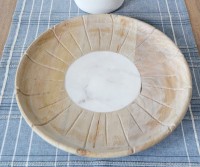 Piper Marble & Wood Serving Platter