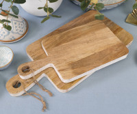 Medium Portsea Mango Wood Cheese Board / Bread Board