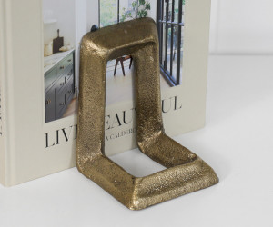 Set 2 Harlow Gold Bookends