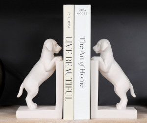 Set 2 Milo Dog Bookends