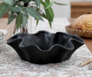 Milner Black Wave Bowl