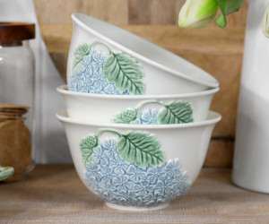 Heaven Blue Hydrangea Bowl