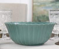 Bayleaf Green Serving Bowl