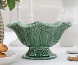 Thornbury Green Pedestal Bowl