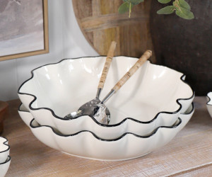 Winslow Ceramic Serving Bowl