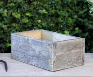 Rectangle Rustic Wood Box