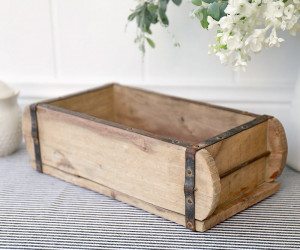 Single Brick Mould - Vintage Wooden Box Tray