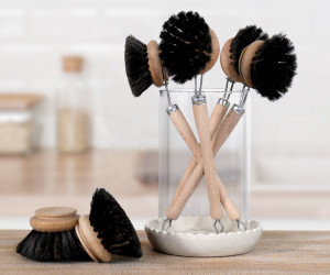 Corby Natural Dish Brush - Black Horsehair