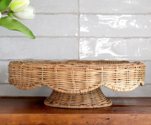 Swanley Rattan Cake Stand