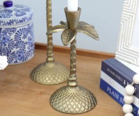 Antigua Palm Candlestick - Short