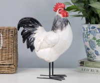 Archie White Rooster - Standing Chicken