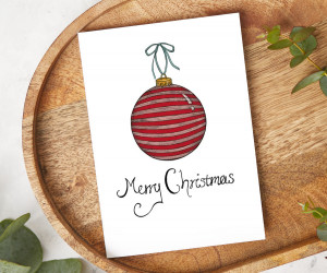 Festive Joy Christmas Card