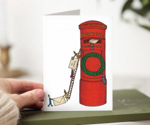 Santa's Postbox Christmas Card