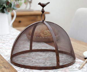 Burlington Iron Food Cover - Bronze Mesh Cloche