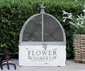 Small Flower Market Garden Cloche