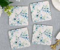Set 4 Silver Dollar Eucalyptus Coasters