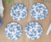Set 4 Riviera Blue Coasters